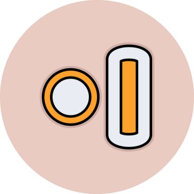 Modern b 'nin vektör illüstrasyonunda topun eksik simgesi