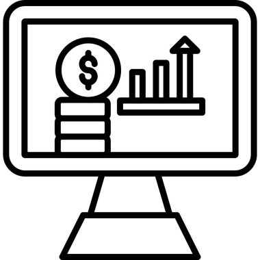 bilgisayar ekranı simgesi. beyaz arkaplanda izole edilmiş web tasarımı için bilgisayar görünümü vektör simgeleri