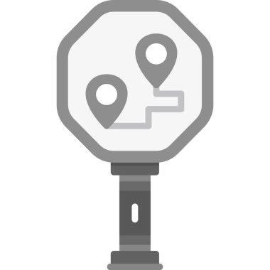 konum pin konum simgesi ana hat biçiminde