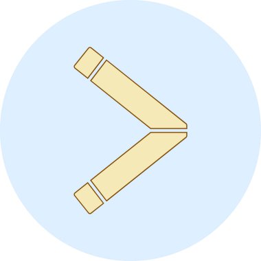 Bir karikatür kaleminin vektör çizimi