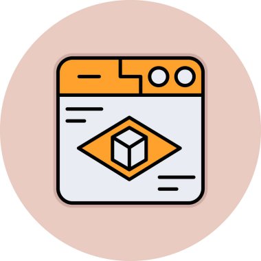 seo modern simgesinin vektör illüstrasyonu