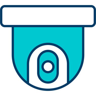 Tuvalet basit simgesi, vektör illüstrasyon