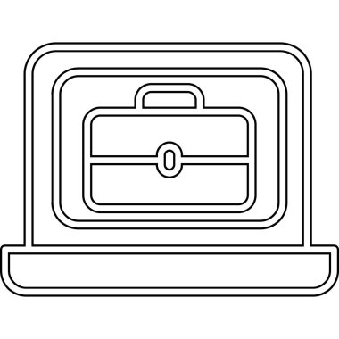 Seyahat çantası simgesi olan bavul