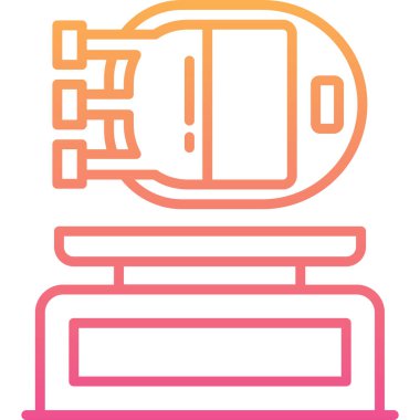 Modern eğitim ikonunun vektör illüstrasyonu