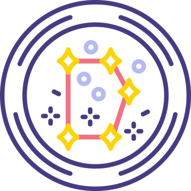 Modern bir simgenin vektör illüstrasyonu