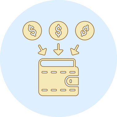 para simgesi vektör illüstrasyonu