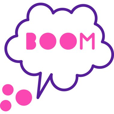 Buluttaki komik konuşma baloncukları. Beyaz arkaplanda izole edilmiş vektör çizimi. çizgi roman bulutu.