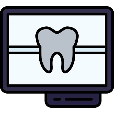 Bilgisayar. Web simgesi basit illüstrasyon