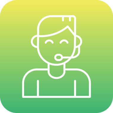 Kullanıcı simgesinin vektör çizimi