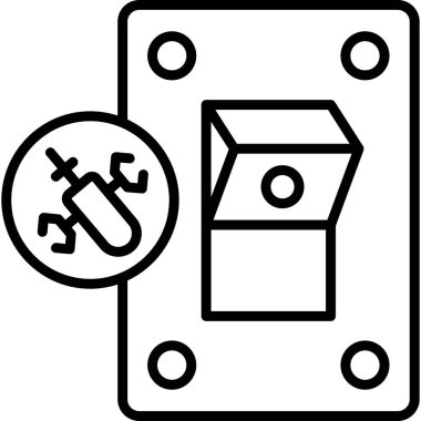 kutu gönderme simgesi ana hatları biçiminde