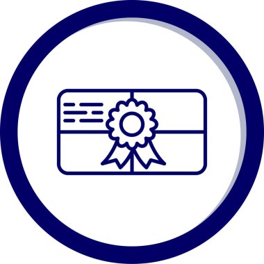 Bir belge simgesinin vektör illüstrasyonu