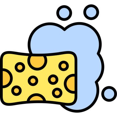 Peynir yemek simgesi, çizgi film vektörü