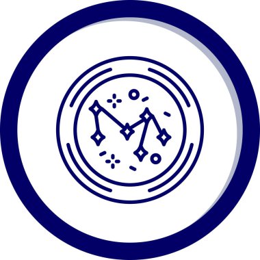 Burç işaretinin vektör illüstrasyonu