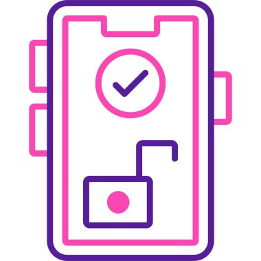 Pil. Web simgesi basit tasarım