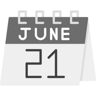 Temmuz 20 - Takvim simgesi tasarım vektörü şablonu