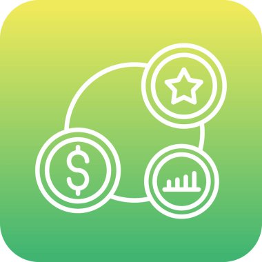 Araba simgesinin vektör illüstrasyonu