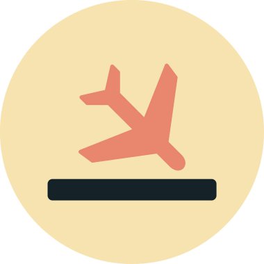 flight icon vector illustration