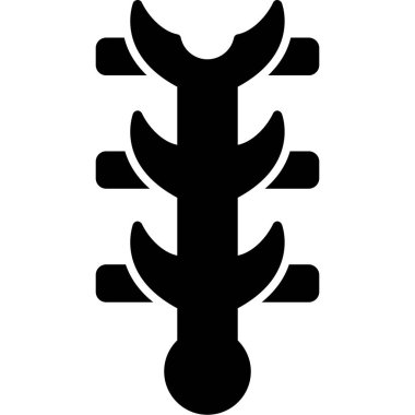 Ağaç simgesinin vektör illüstrasyonu