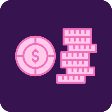 Bozukluklar. Web simgesi basit illüstrasyon