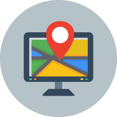 Yer düz vektör simgesi