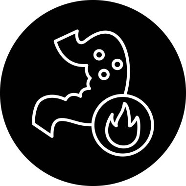 vektör ateş simgesi, vektör illüstrasyonu