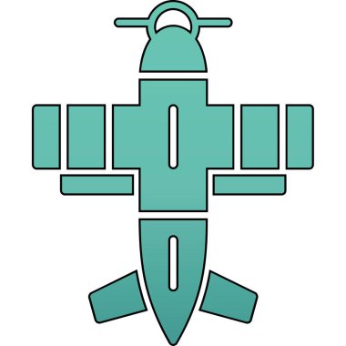 Bir düzlemin vektör simgesi