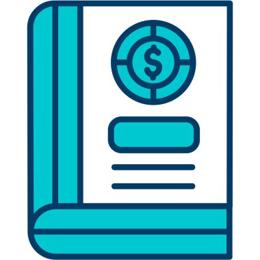 Dolar. Web simgesi basit illüstrasyon