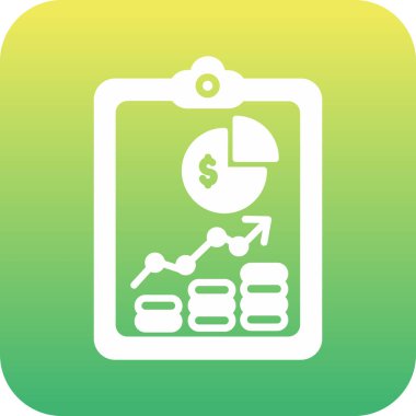 illustration of business and finance icon