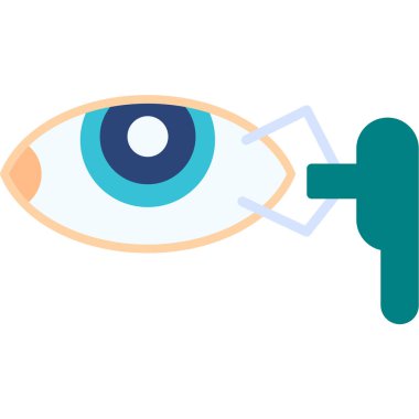 Göz ve anahtar vektör çizimi