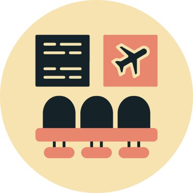 Uçuş. Web simgesi basit illüstrasyon