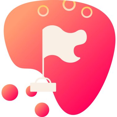 Et ikonu. vektör illüstrasyonu