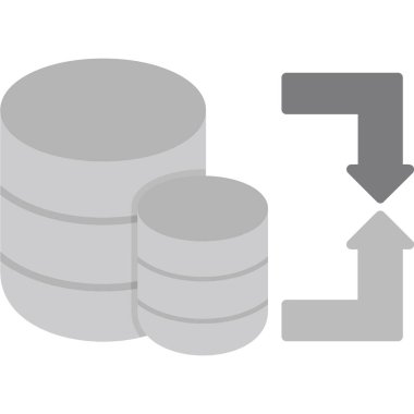 veri merkezi vektör simgesi