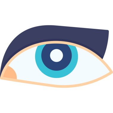 Göz simgesi vektör illüstrasyonu