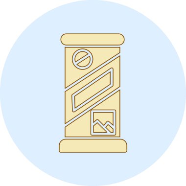 Bayrak. Web simgesi vektör illüstrasyonu