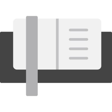 düz dizayn edilmiş belge dosya simgesi. Beyaz izole edilmiş arkaplan üzerindeki dosya vektör illüstrasyonu. kağıt ataç iş konsepti.