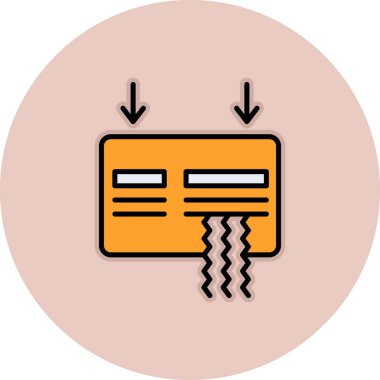 Kredi kartının vektör çizimi