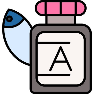 Parfüm. Web simgesi basit illüstrasyon