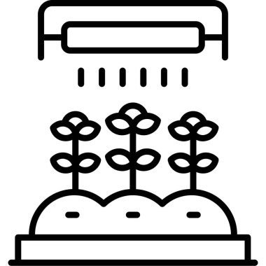 Bitki. Web simgesi basit illüstrasyon