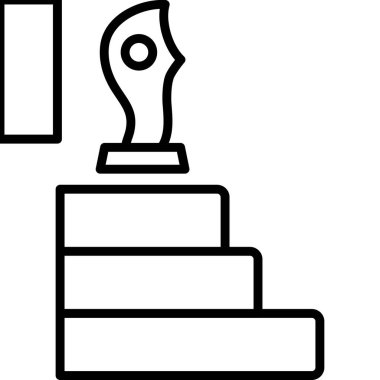 kupa ikonu vektör illüstrasyonu