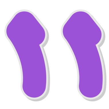 Beyaz arkaplanda v harfinin mor karikatür vektörü