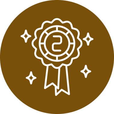 ödül rozeti simgesi modada izole edilmiş arkaplan