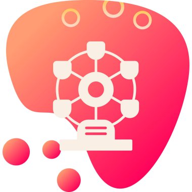 Beyin. Web simgesi basit illüstrasyon