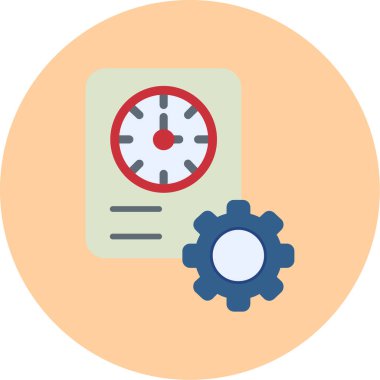 zaman yönetimi vektör simgesi