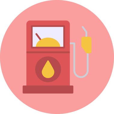 Benzin pompası. Basit simge