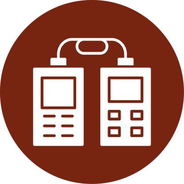 - Telefon. Web simgesi basit illüstrasyon