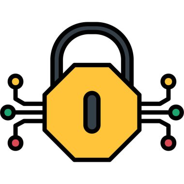 Güvenlik kilidi simgesini kilitle