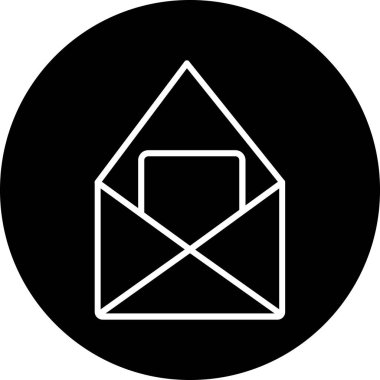 Vektör E- posta simgesi illüstrasyonu