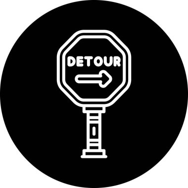 Modern b 'nin vektör illüstrasyonu yol simgesinden yoksun