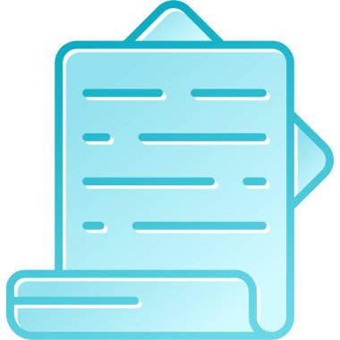 belge dosya vektör illüstrasyonu