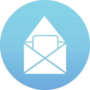 zarf simgesi vektör illüstrasyonu